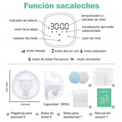 Imagen 2 del producto Sacaleches Dobles Eléctricos Materna Con Repuestos