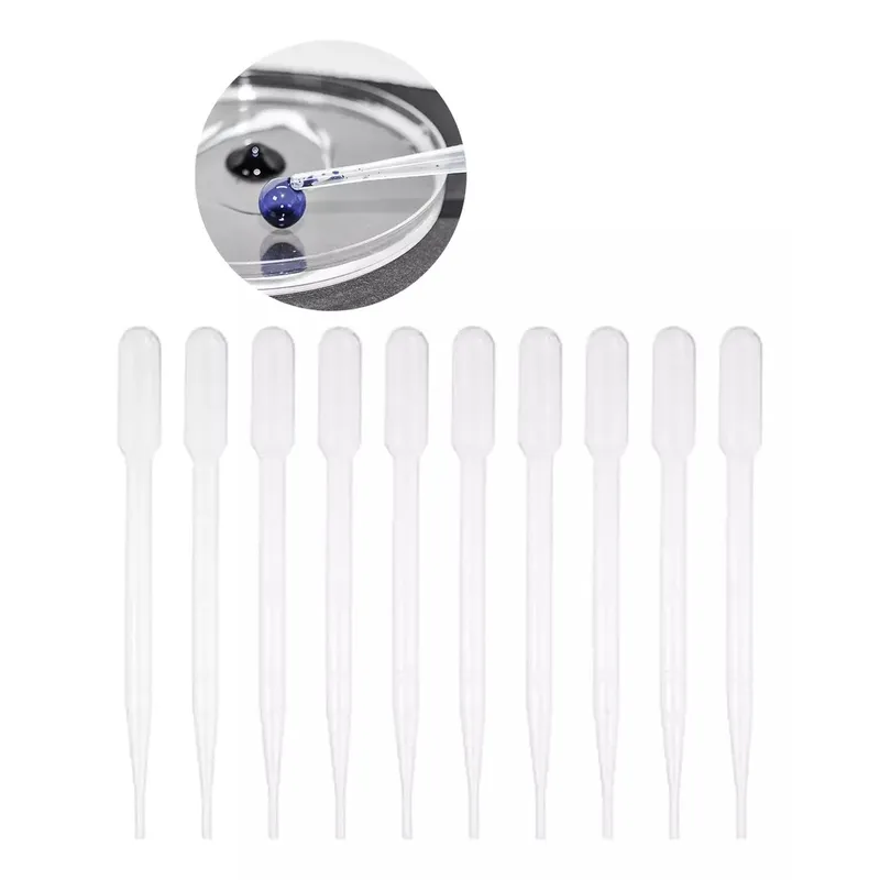 KUANGYE - 500pcs Pipeta 3ml Gotero Dosificador Desechable