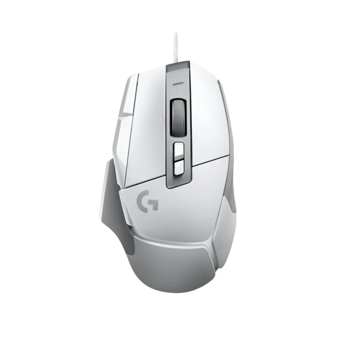 LOGITECH - Logitech G502 X Mouse Gaming, USB, HERO 25K Sensor, 25,600 DPI, 13 Botones, Color Blanco