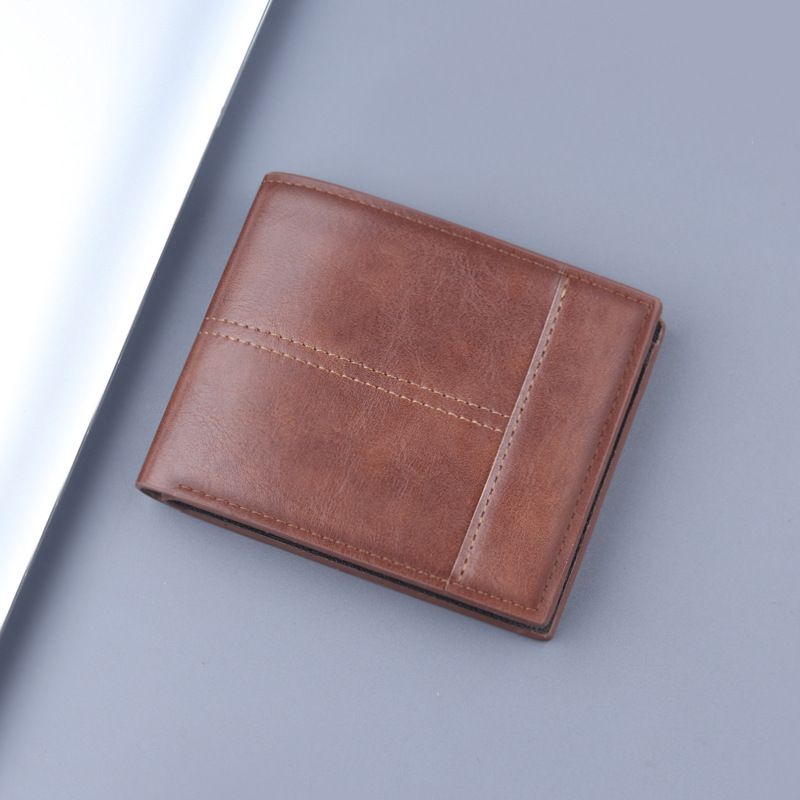 BITART - Marrón Cartera Antirrobo Para Hombre Billetera Rfid Cuero