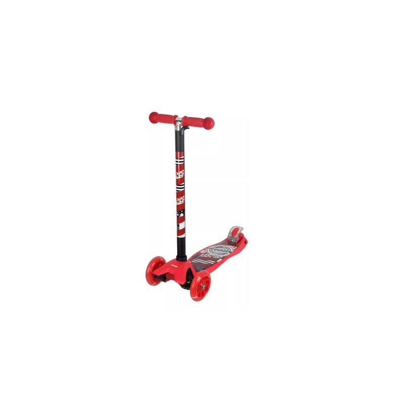 GENERICO - Scooter Monopatin Kids Plegable Diseños Ruedas Led Niños Red