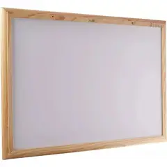 MOTARRO - Pizarra Blanca Con Marco De Madera Acrilica 60x90cm