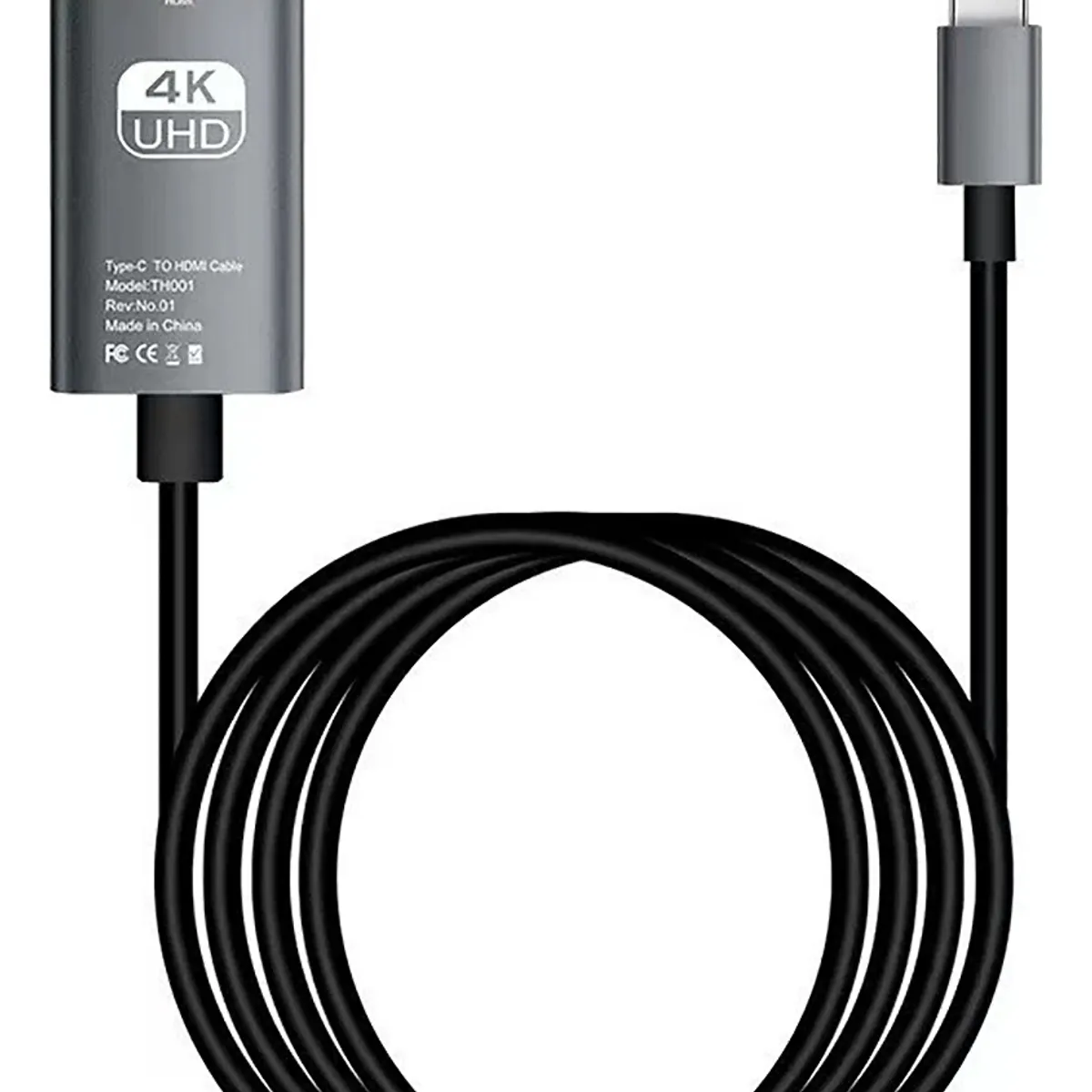 GENERICO - 4k A 60hz 2m Cable Usb C A Hdmi Para Oficina Proyector Tv