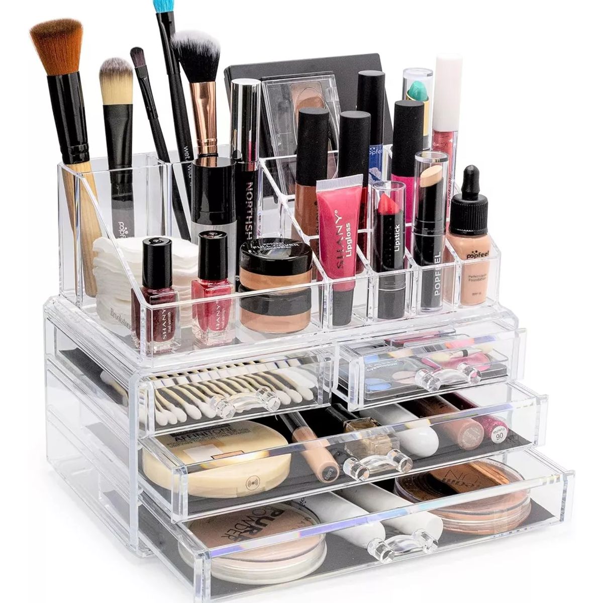 GENERICO - Organizador De Maquillaje Cosmetiquero Joyero Acrilico