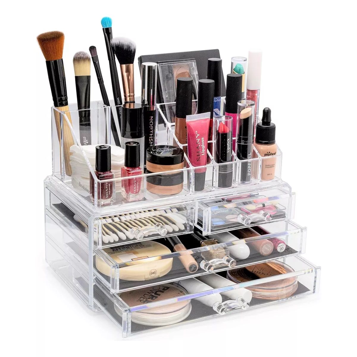 GENERICO - Organizador De Maquillaje Cosmetiquero Joyero Acrilico