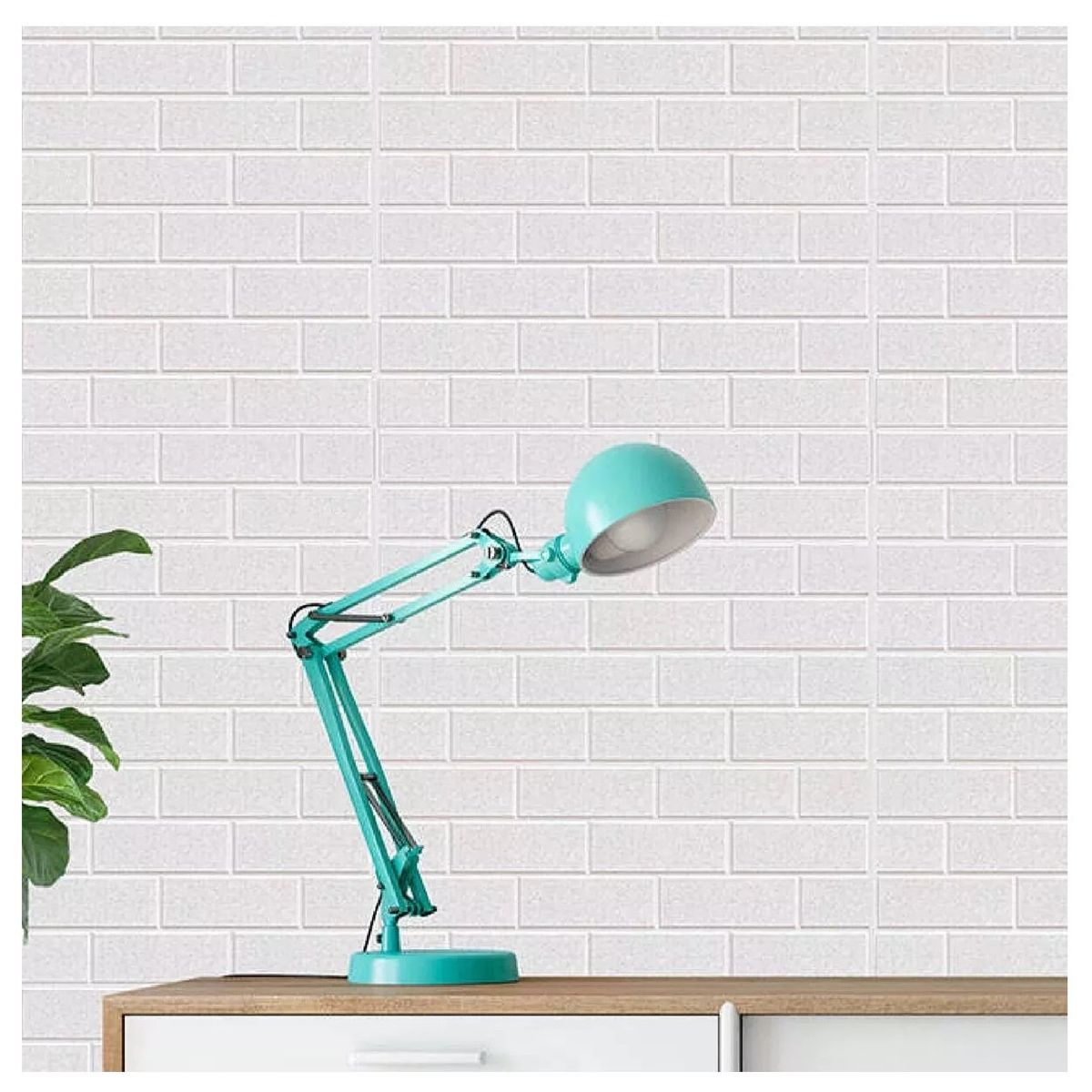 EOLAND - X10 Laminas Autoadhesivas Decomural 3d Ladrillo Pared 70x77