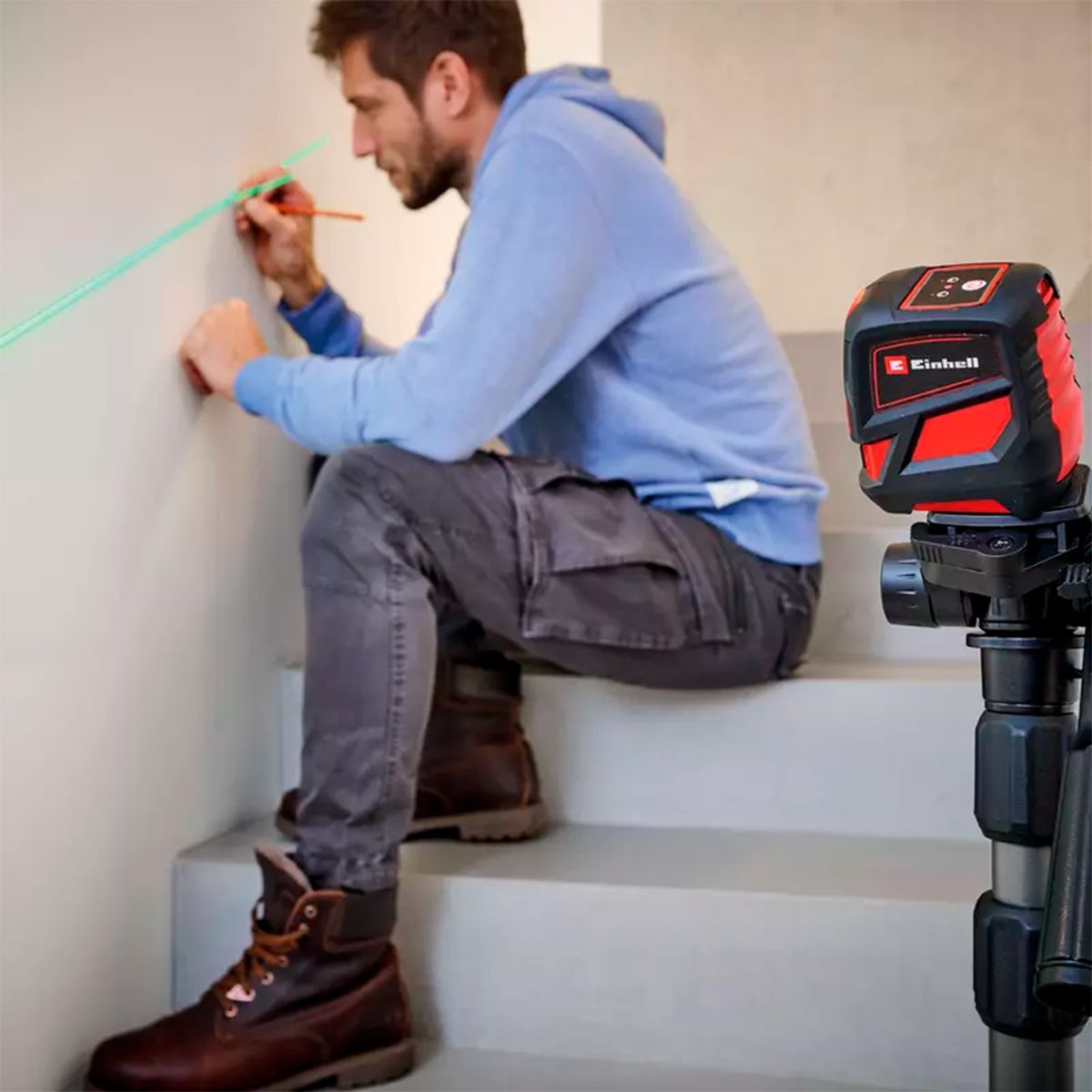 EINHELL - Nivel Laser Cruzado Einhell TC-LL 2 G - Verde