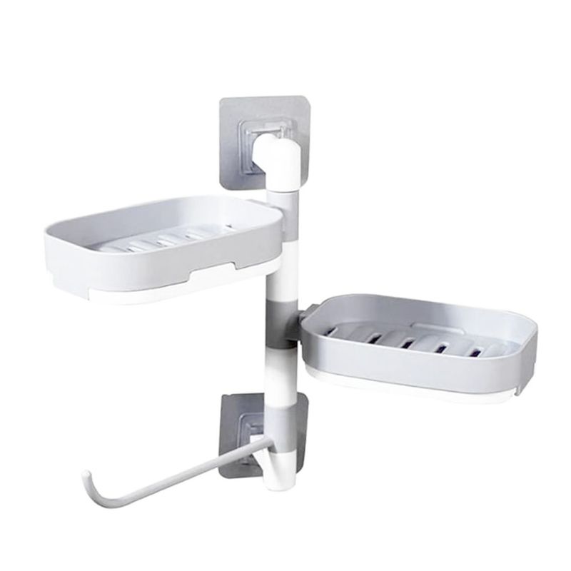 GENERICO - Estante Jabonero Ducha Esquinero Ajustable Organizador Baño