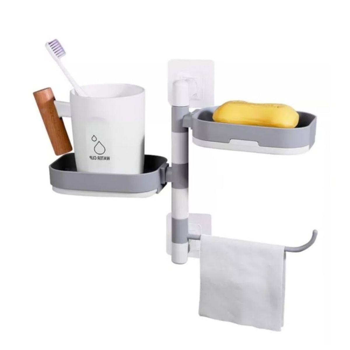 GENERICO - Estante Jabonero Ducha Esquinero Ajustable Organizador Baño