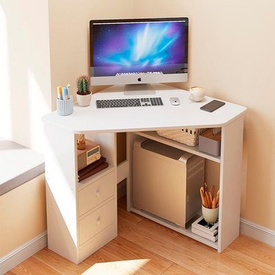 Imagen 2 del producto Escritorio esquinero 80x80cm blanco Chic Home - Blanco