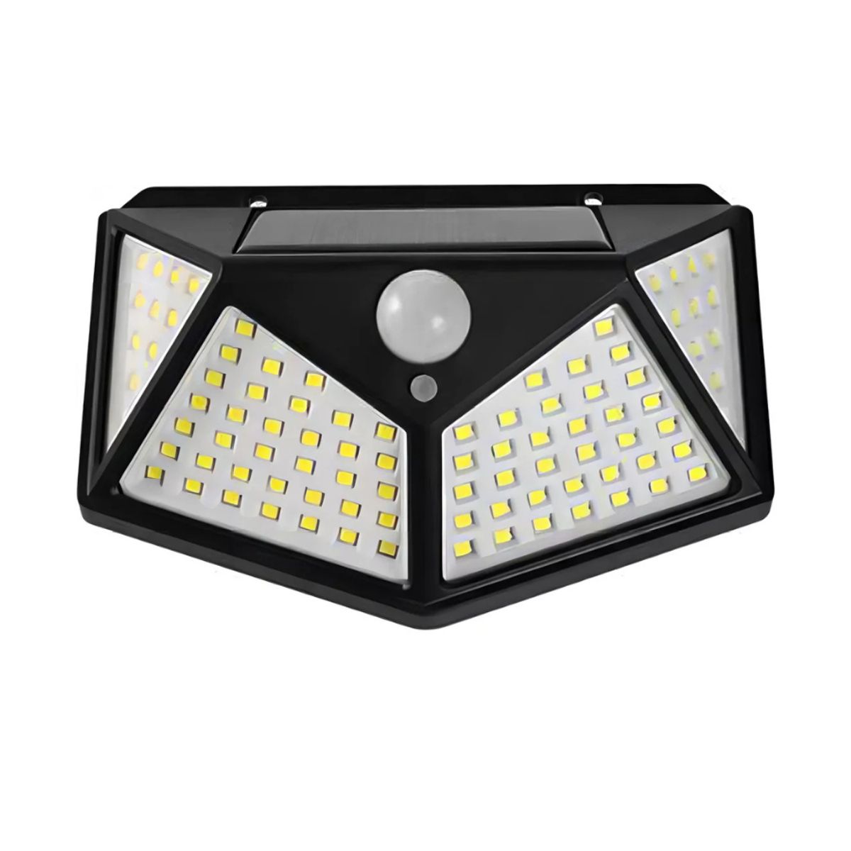 GENERICO - Lámpara solar con sensor de movimiento reflector de 100 LED