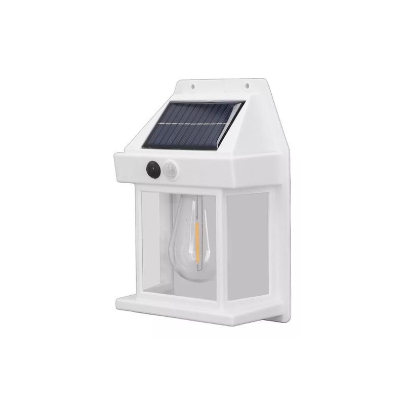 GENERICO - Lampara aplique de pared solar pare exterior iluminacion LED