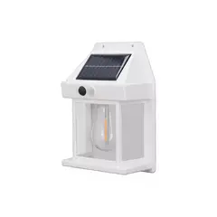 GENERICO - Lampara aplique de pared solar pare exterior iluminacion LED