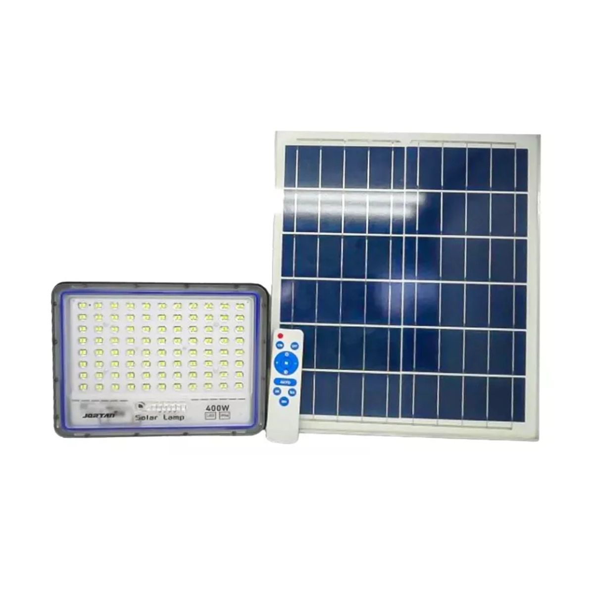 GENERICO - Lampara con panel solar de 400W foco para exterior Ip66 Jortan