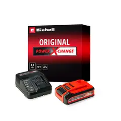 EINHELL - Cargador y Batería. 4 AH Plus Power X-Change