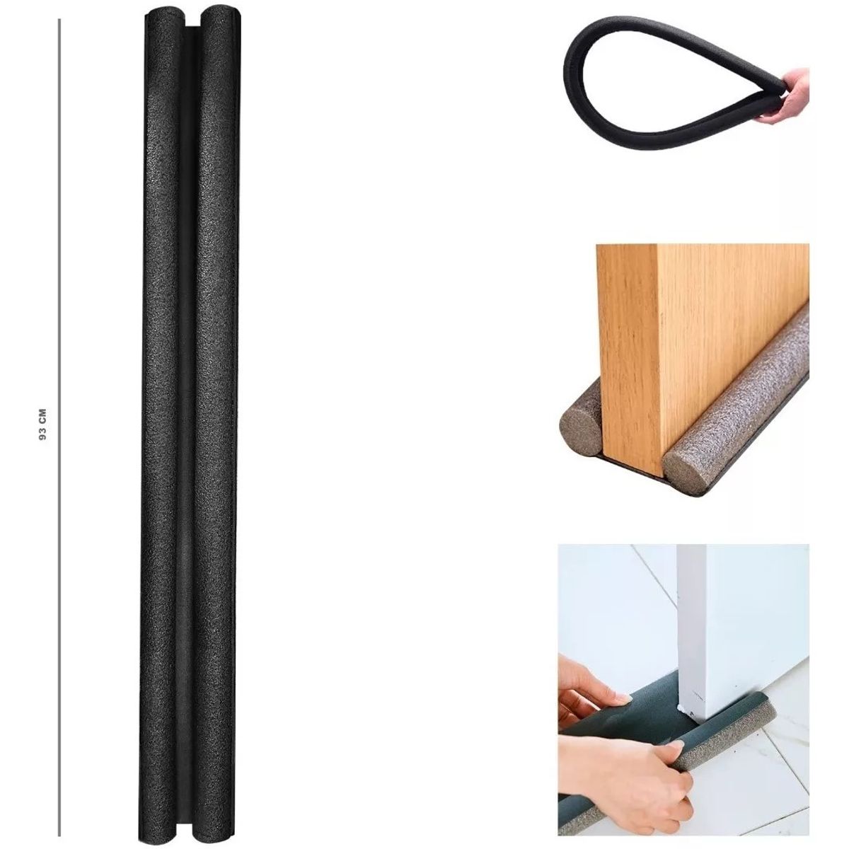 GENERICO - Protector Aislante De Frio - Calor Para Puertas Y Ventanas