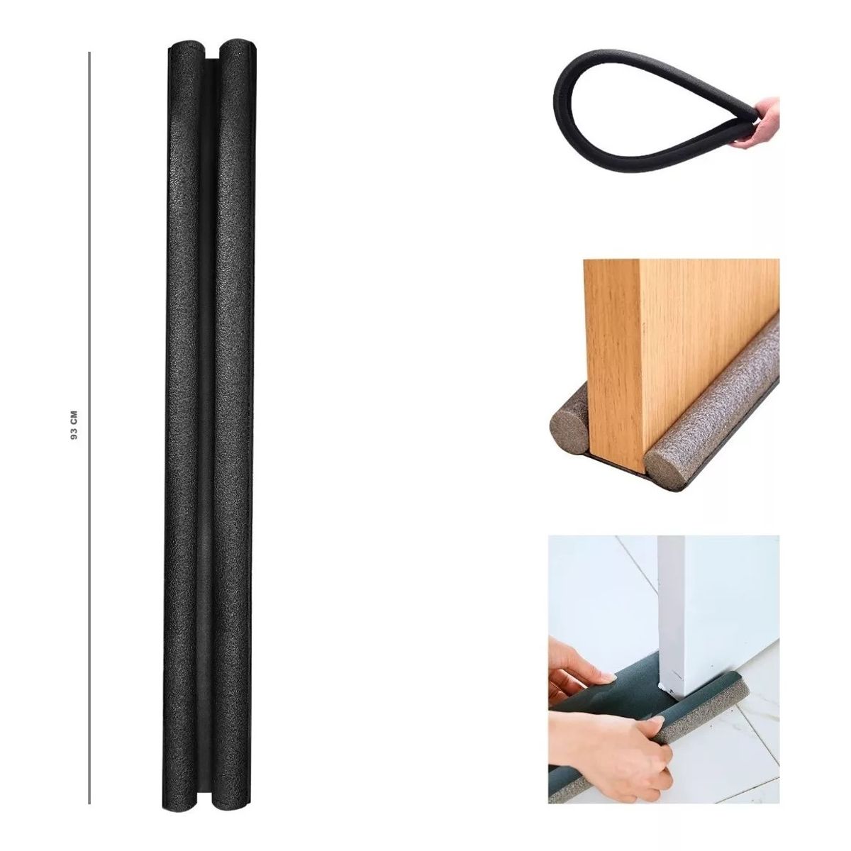 GENERICO - Protector Aislante De Frio - Calor Para Puertas Y Ventanas