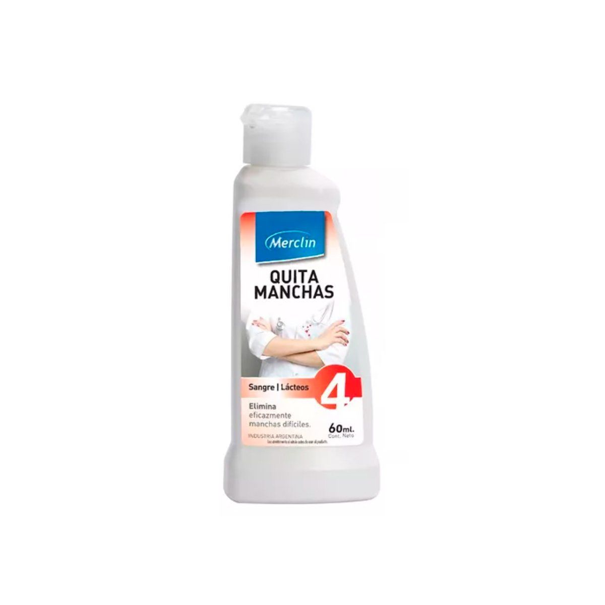 GENERICO - Quita Manchas Sangre-textil 4 Merclin 60ml