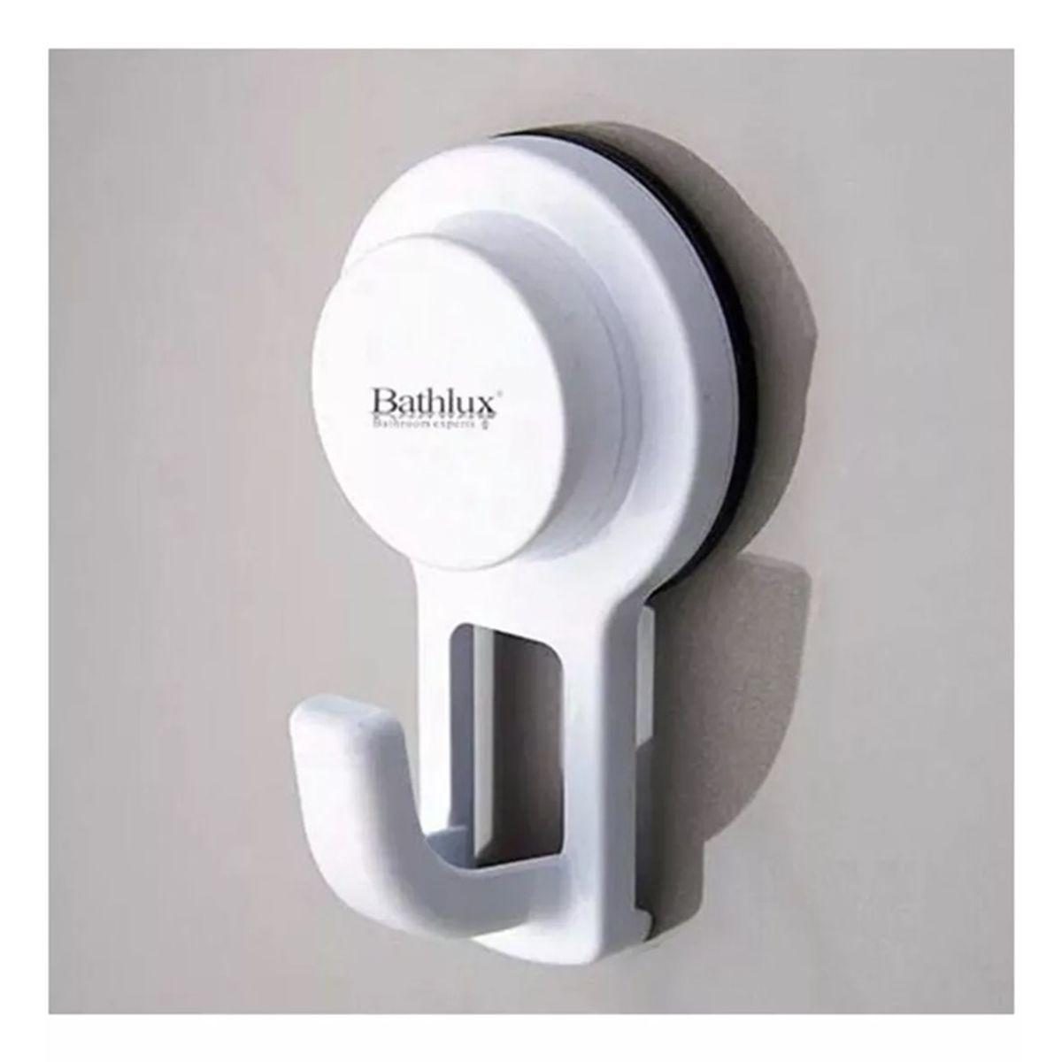 GENERICO - Gancho Percha Con Ventosa Baño Color Blanco