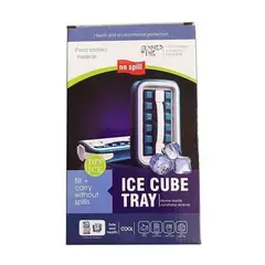 GENERICO - Bandeja Cubos Hielo Antiderrame Reutilizable Cocina Practica