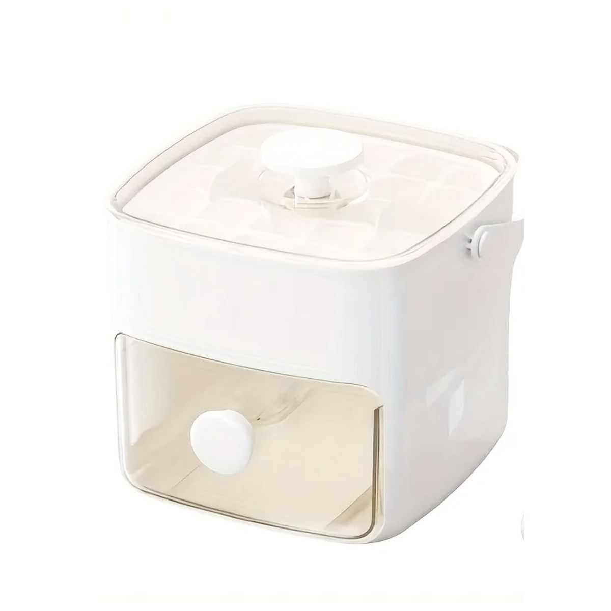 GENERICO - Cubetera de Hielo Portatil a Presion con Tapa Alta Capacidad