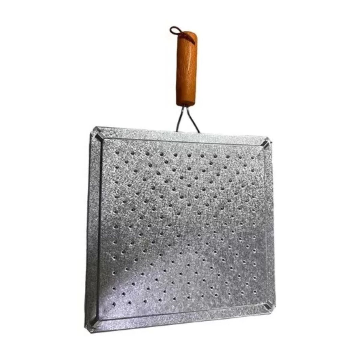 GENERICO - Tostador de Pan Mango Madera Rejillas Metalicas Cocina