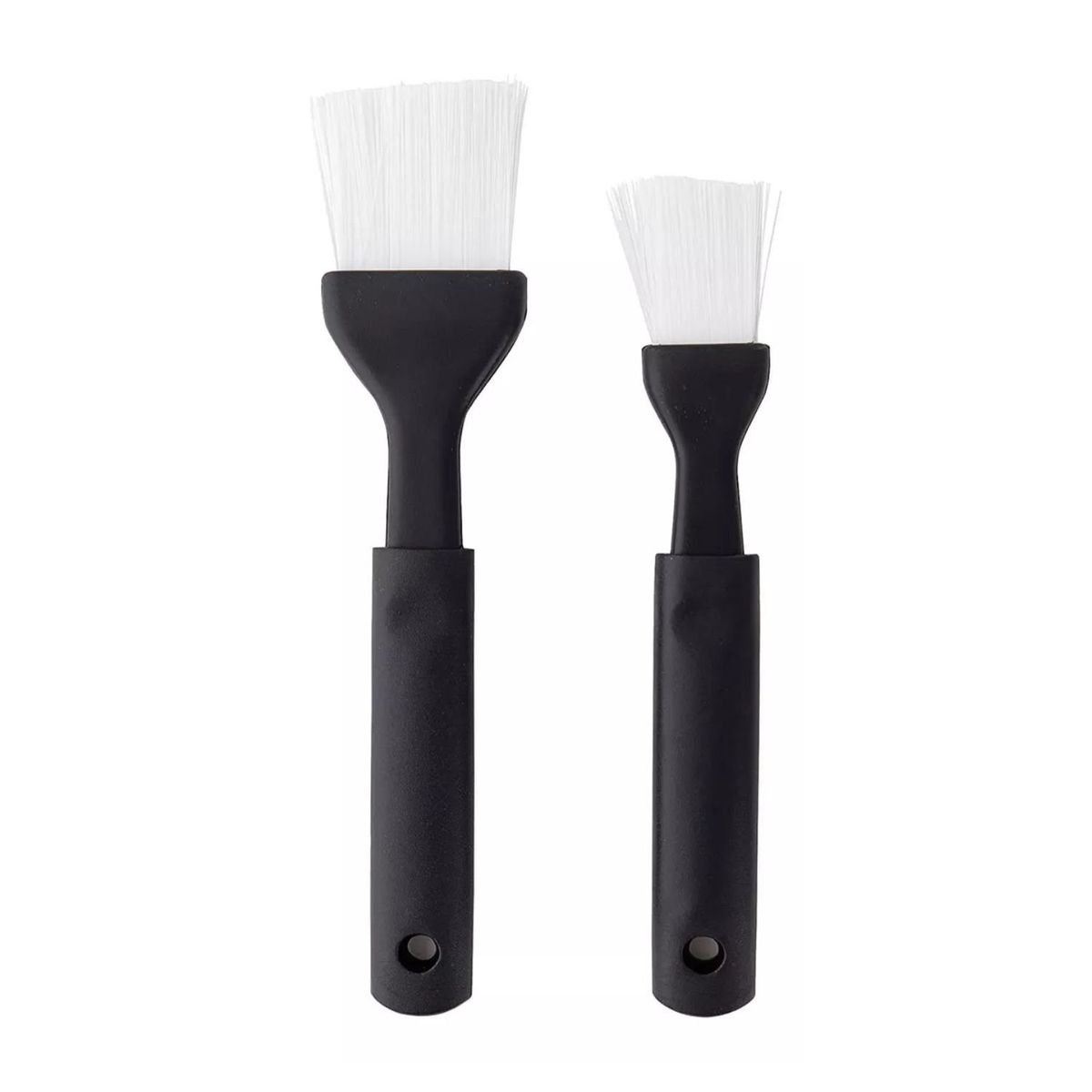 GENERICO - Pack 2 Piezas Brochas Cocina Resistente Calor Cerdas Blancas
