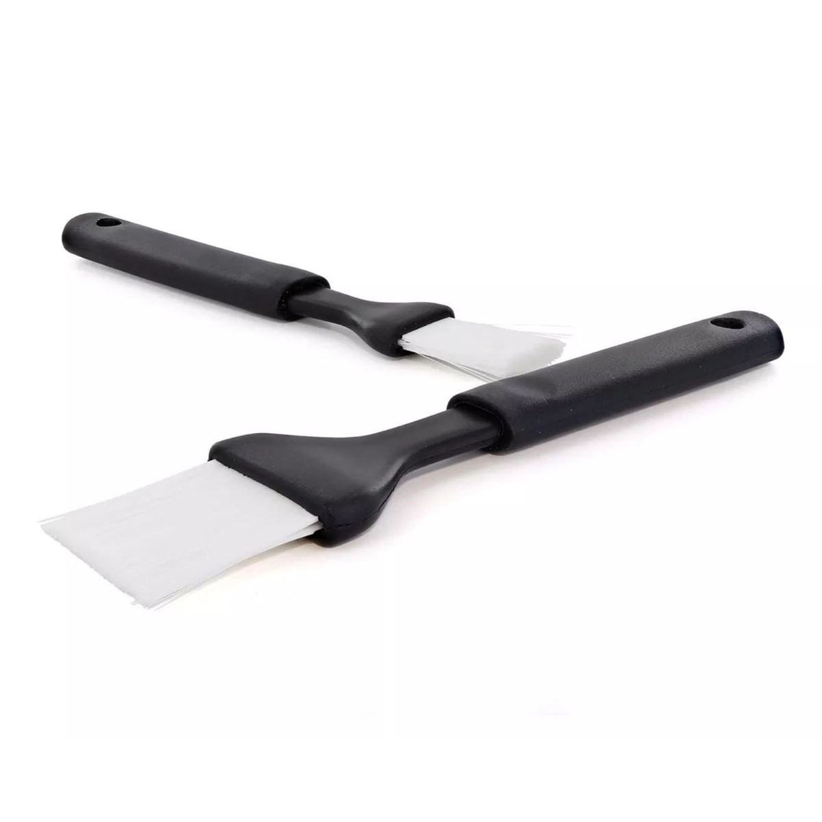 GENERICO - Pack 2 Piezas Brochas Cocina Resistente Calor Cerdas Blancas