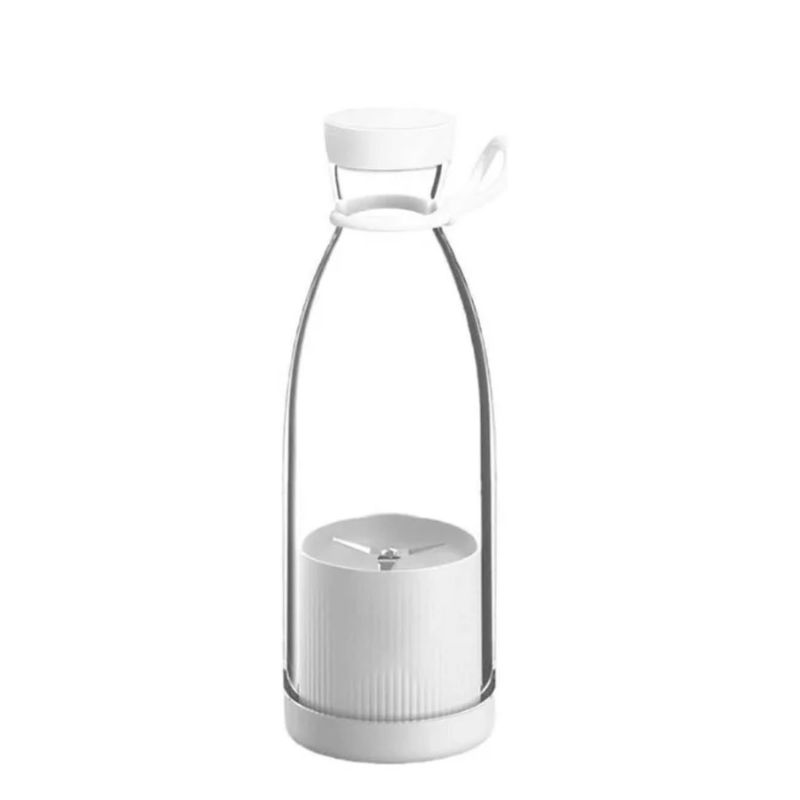 GENERICO - Botella Portátil Licuadora Recargable USB 380mL Blanca