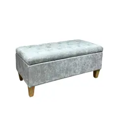 GENERICO - Banqueta Modena Gris Claro con Almacenamiento