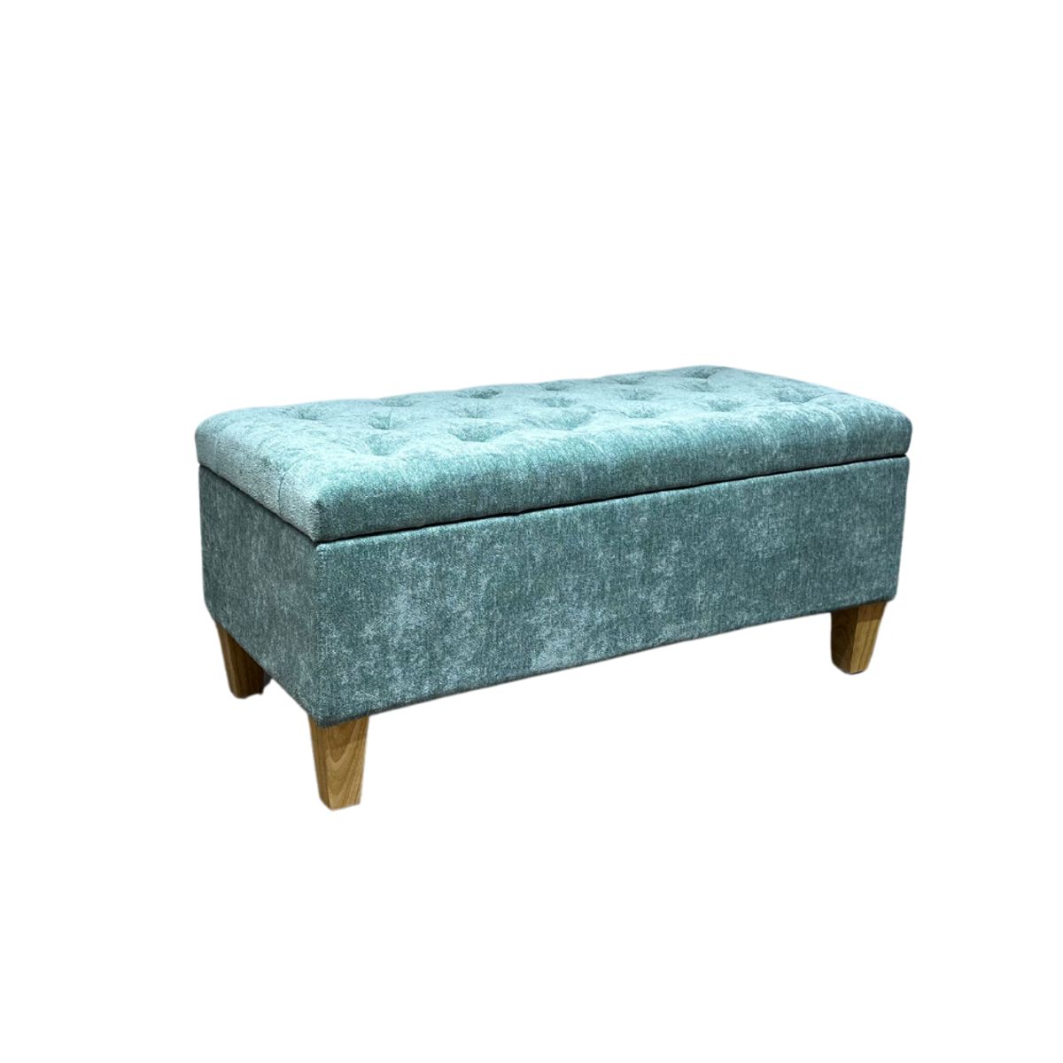 GENERICO - Banqueta Modena Turquesa con Almacenamiento