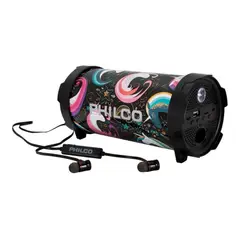 PHILCO - Bazooka Bluetooth Con Audífonos - - Negro