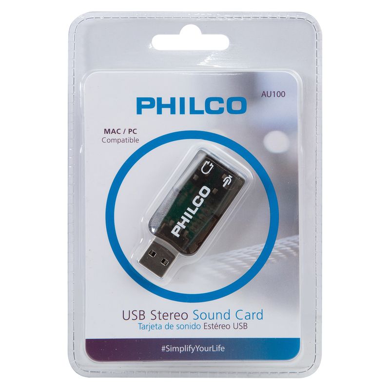 PHILCO - ADAPTADOR DE AUDIOMIC USB JACK 35ST