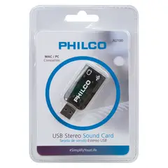 PHILCO - ADAPTADOR DE AUDIOMIC USB JACK 35ST