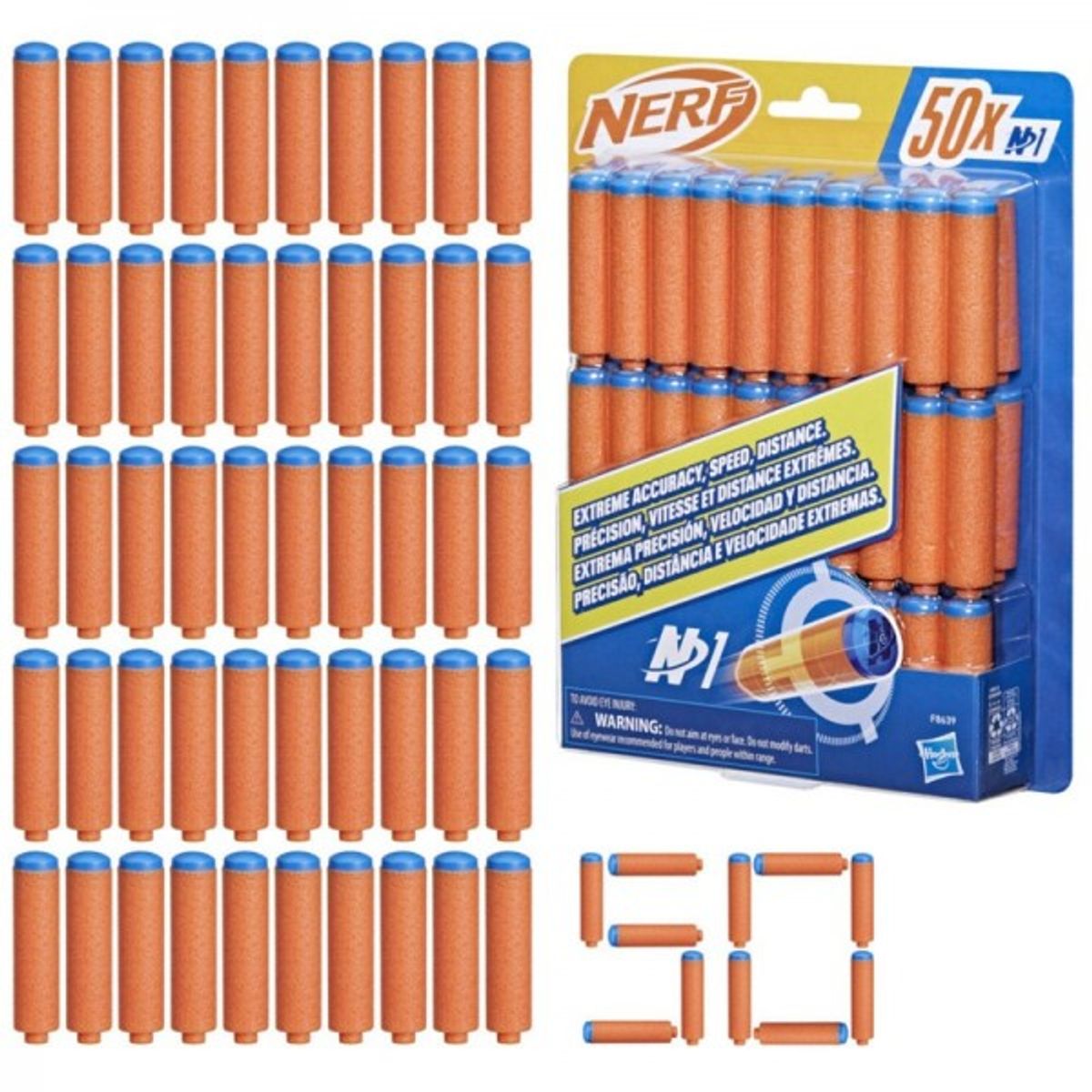 NERF - Set 50 Dardos Nerf N Series Extrema Precision