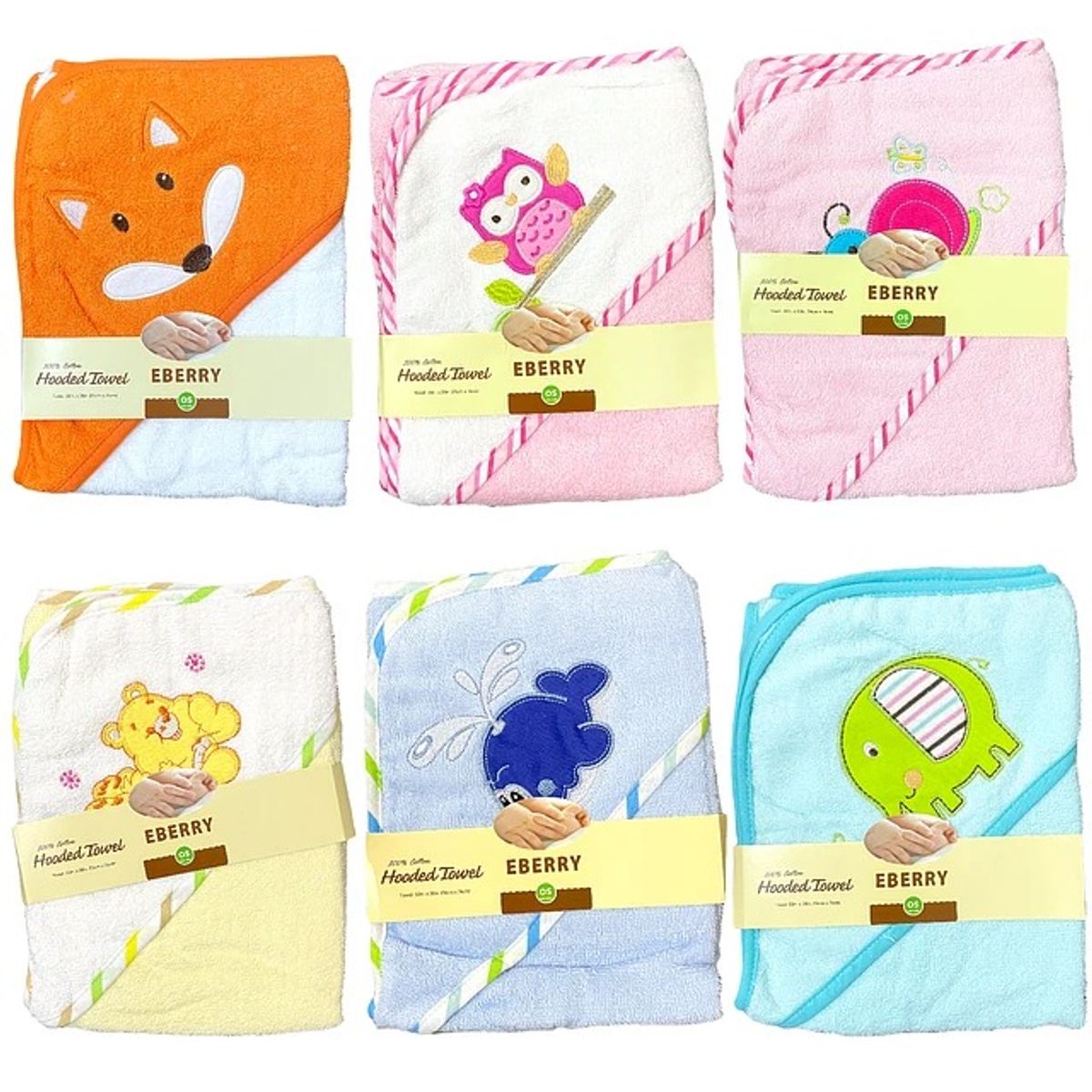 GENERICO - Toalla Para Bebe Animales Niños Divertidos Franela Frazada