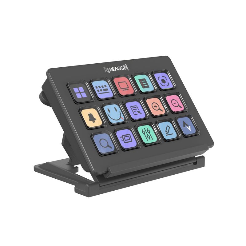 REDRAGON - Controlador de Transmisión Streamdeck Redragon StreamCraft SS550