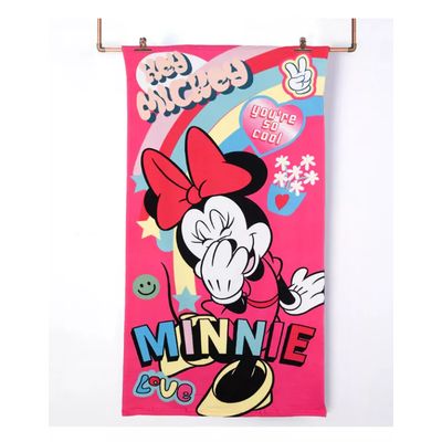 Imagen 2 del producto Toalla De Baño O Playa  Infantil 70x140 Con Bolso MINNI LOVE