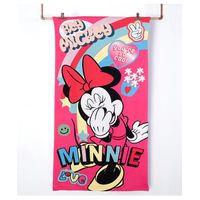 Toalla De Baño O Playa  Infantil 70x140 Con Bolso MINNI LOVE