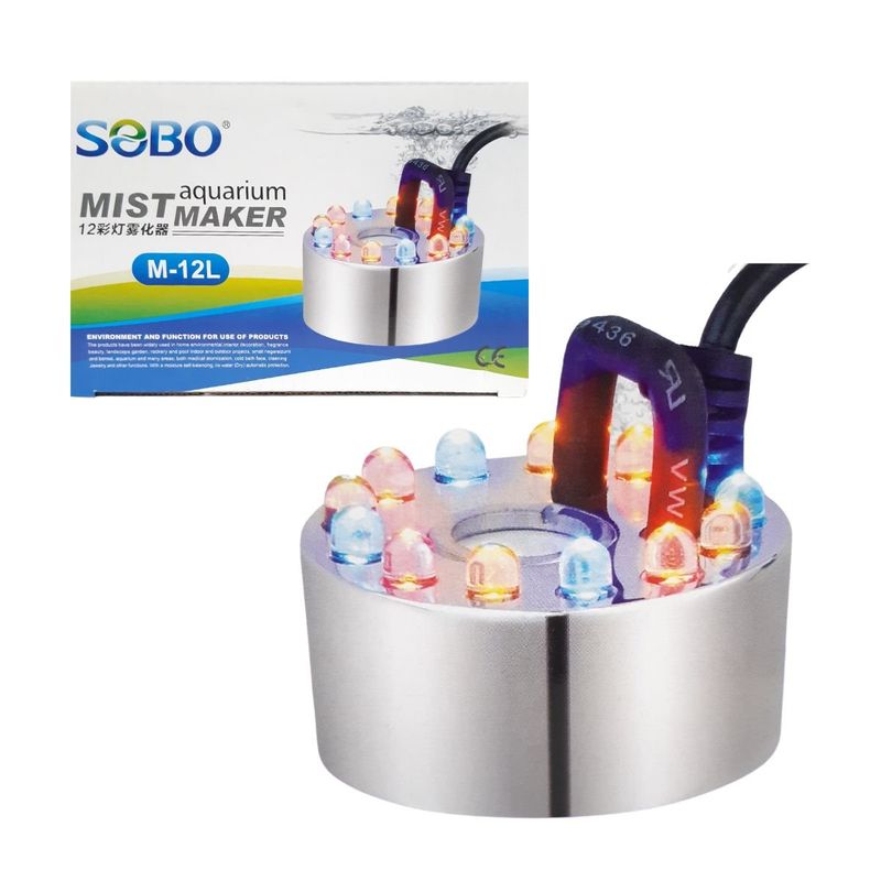 GENERICO - Humidificador Led M-12l Sobo Mist Maker Niebla Acuario