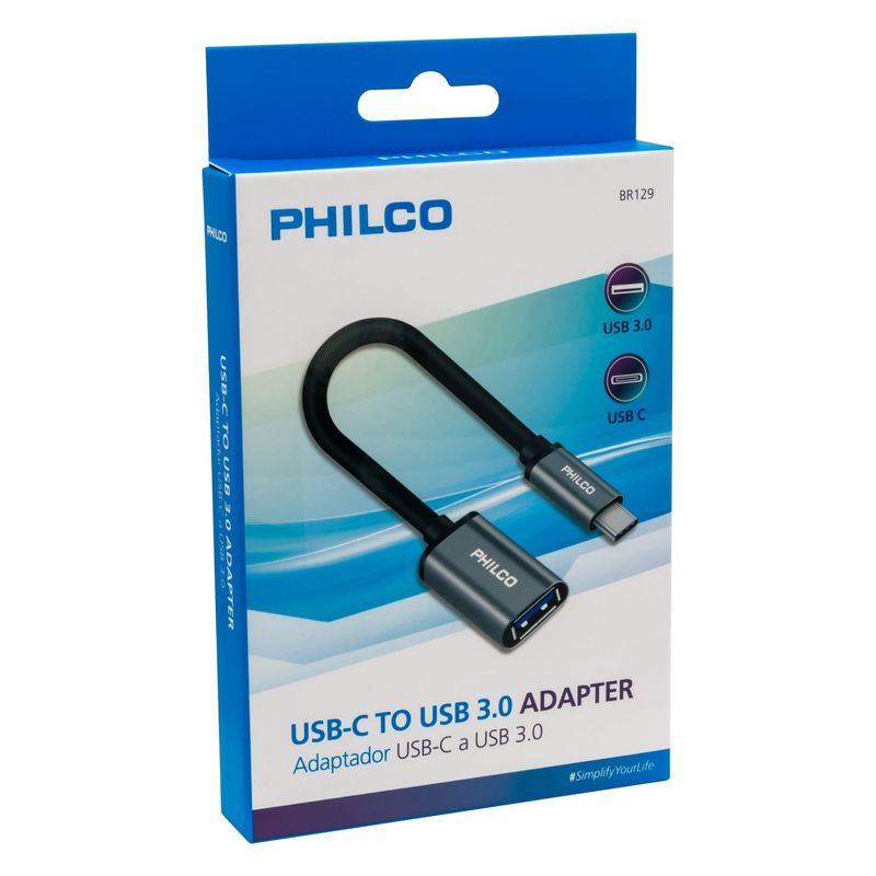 PHILCO - ADAPTADOR CABLE TIPO C A USB 3.0 GENERICO