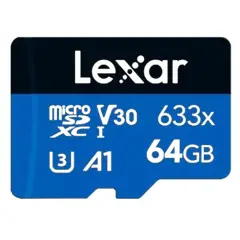 LEXAR - TARJETA DE MEMORIA MICRO SD BLUE SERIES 64 GB