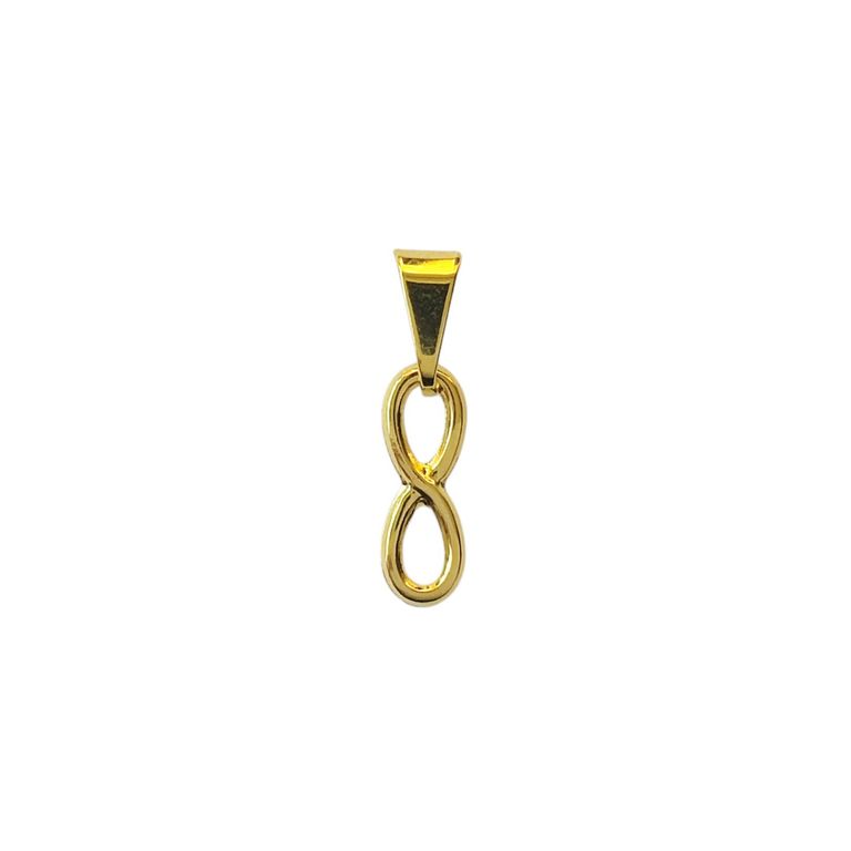 Colgante Infinito Mini Enchapado Oro 18K Dorado TALLA UNICA