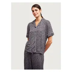LOUNGE - Set Pijama Dreamy Animal Print Gris