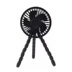 GENERICO - Ventilador Portatil Trípode Flexible Silencioso Recargable.