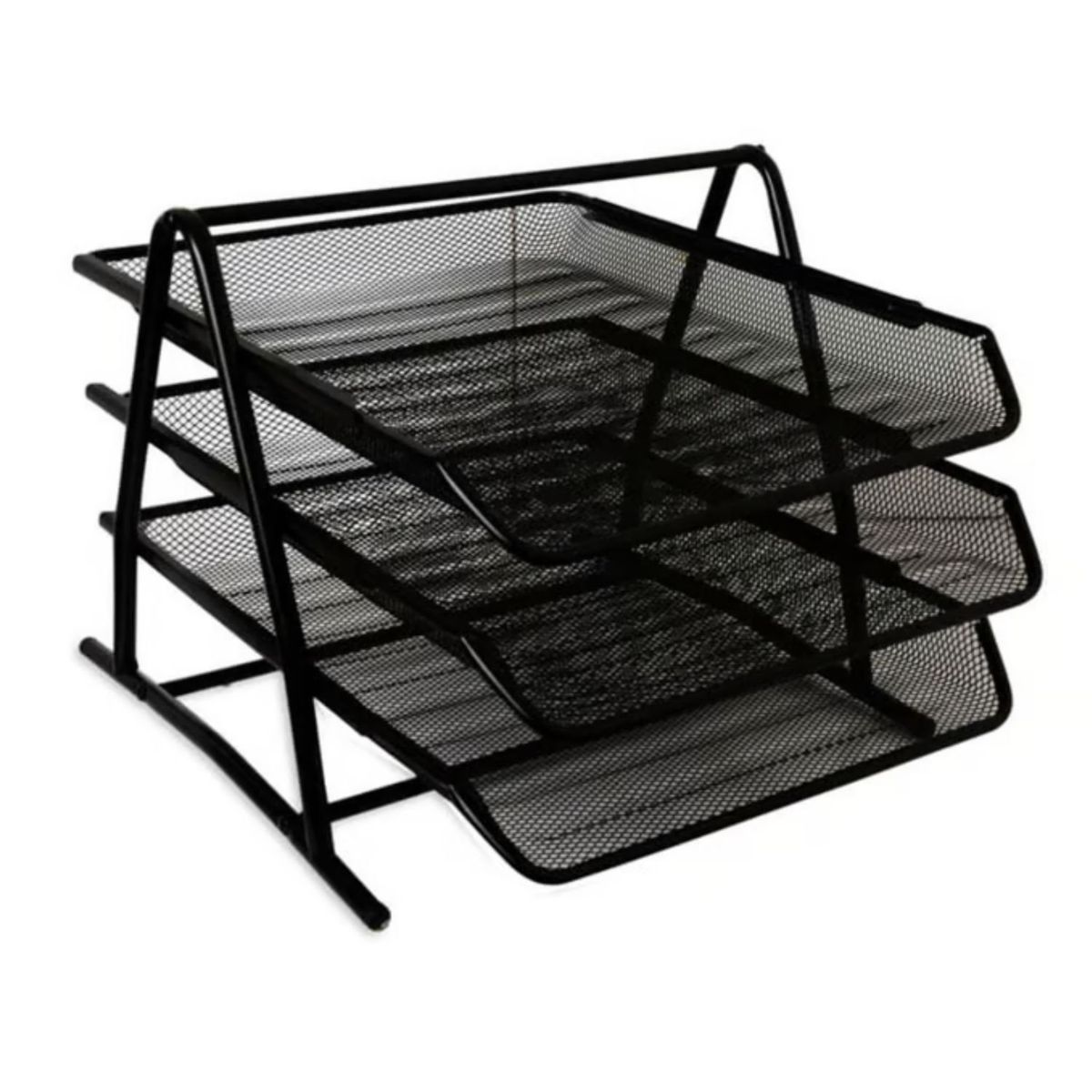 GENERICO - Organizador Escritorio Metálico Tres Niveles Documentos.