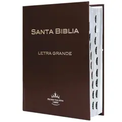 SOCIEDADES BIBLICAS UNIDAS - Biblia Reina Valera 1960 Mediana Letra Grande Tapa Dura Café