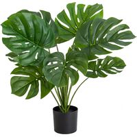 Planta Artificial Con Maceta Monstera 60cm Decoracion
