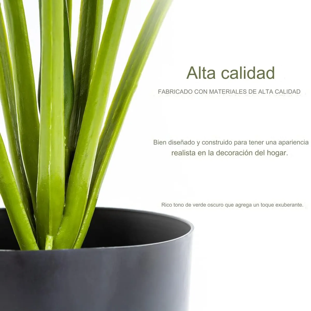 WAKESHOME - Planta Artificial Con Maceta Monstera 60cm Decoracion