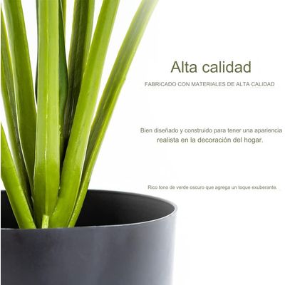 Imagen 2 del producto Planta Artificial Con Maceta Monstera 60cm Decoracion